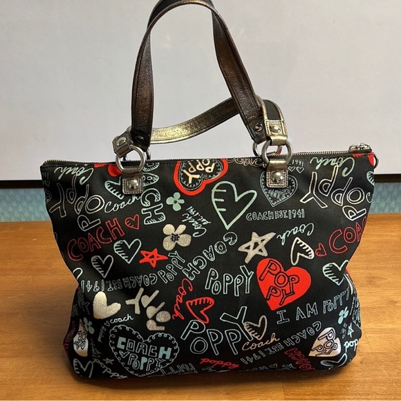 Coach Black Multicolor Women's Bag - Picture 15 of 15